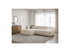 Modular Fixed Corner Sofa - Annecy - Bouclé Fabric - Left Corner