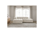 Modular Fixed Corner Sofa - Annecy - Bouclé Fabric - Left Corner