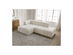 Modular Fixed Corner Sofa - Annecy - Bouclé Fabric - Left Corner