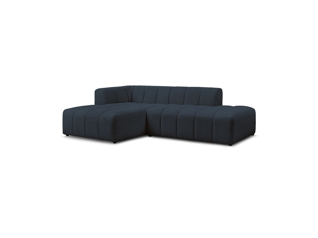 Modular Fixed Corner Sofa - Annecy - Bouclé Fabric - Left Corner