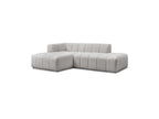 Modular Fixed Corner Sofa - Annecy - Bouclé Fabric - Left Corner