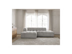 Modular Fixed Corner Sofa - Annecy - Bouclé Fabric - Left Corner