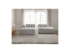 Modular Fixed Corner Sofa - Annecy - Bouclé Fabric - Left Corner