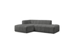 Modular Fixed Corner Sofa - Annecy - Bouclé Fabric - Left Corner