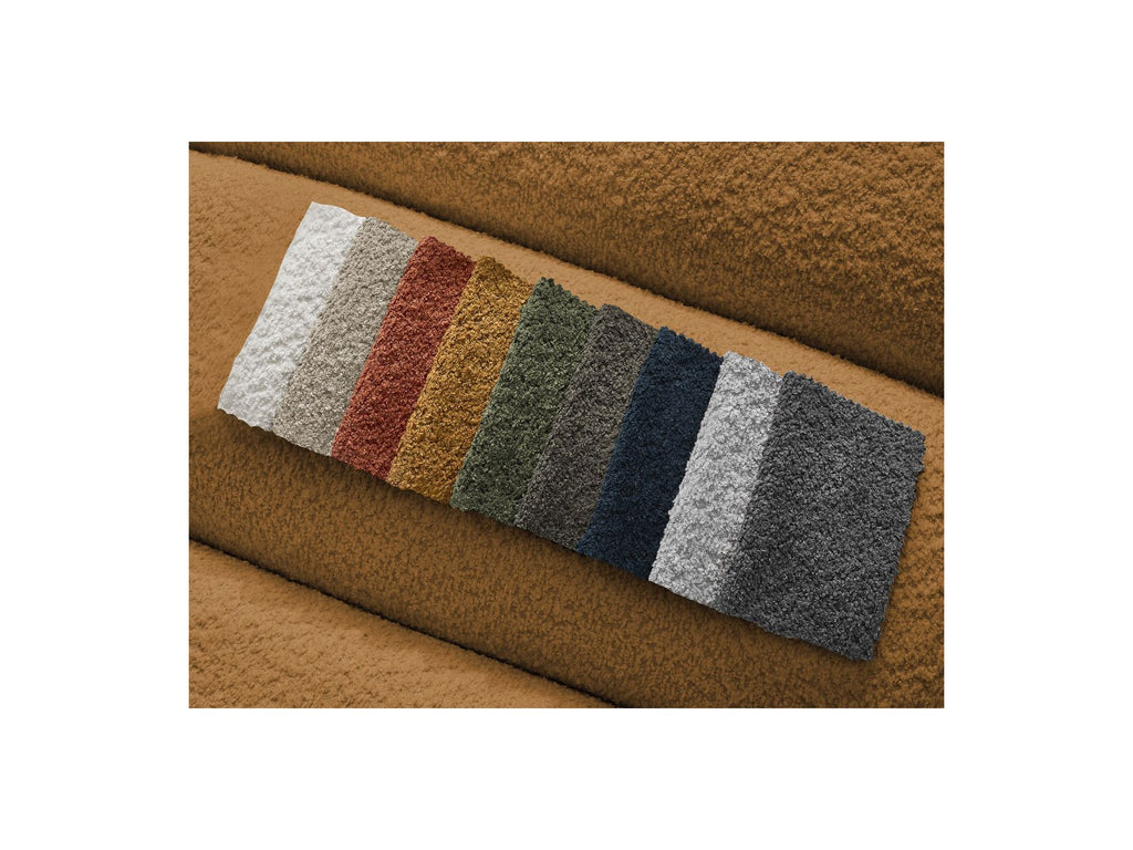 Modular Fixed Corner Sofa - Annecy - Bouclé Fabric - Left Corner