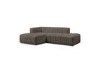 Modular Fixed Corner Sofa - Annecy - Bouclé Fabric - Left Corner