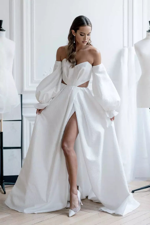 Robe Couture Yvette - Blanc