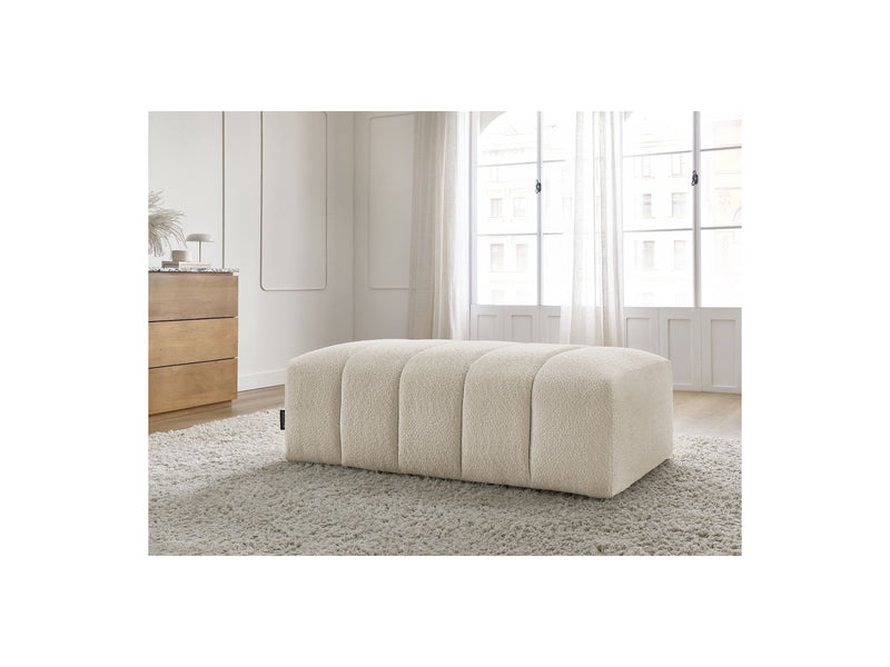 Pouf Pour Canapé Modulable - Annecy - Tissu Bouclette