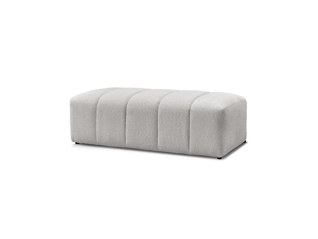 Puf para sofá modular - Annecy - Tejido bouclé