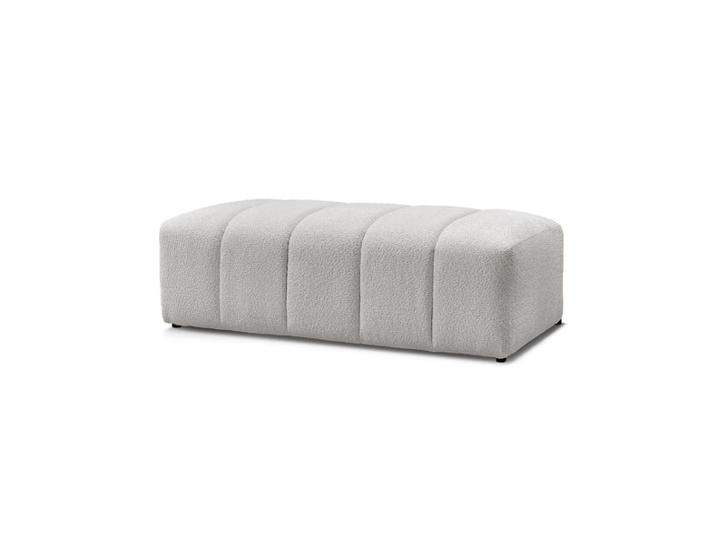 Pouf Pour Canapé Modulable - Annecy - Tissu Bouclette