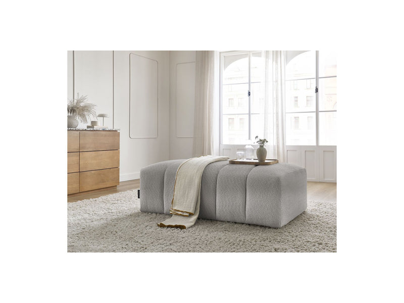 Pouf Pour Canapé Modulable - Annecy - Tissu Bouclette