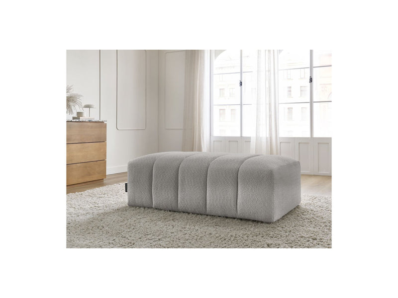 Pouf Pour Canapé Modulable - Annecy - Tissu Bouclette