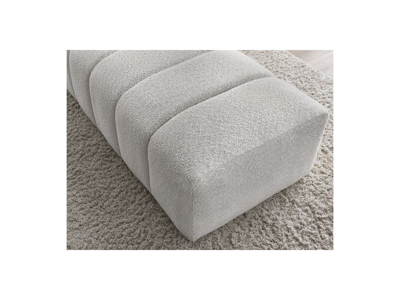 Pouf Pour Canapé Modulable - Annecy - Tissu Bouclette