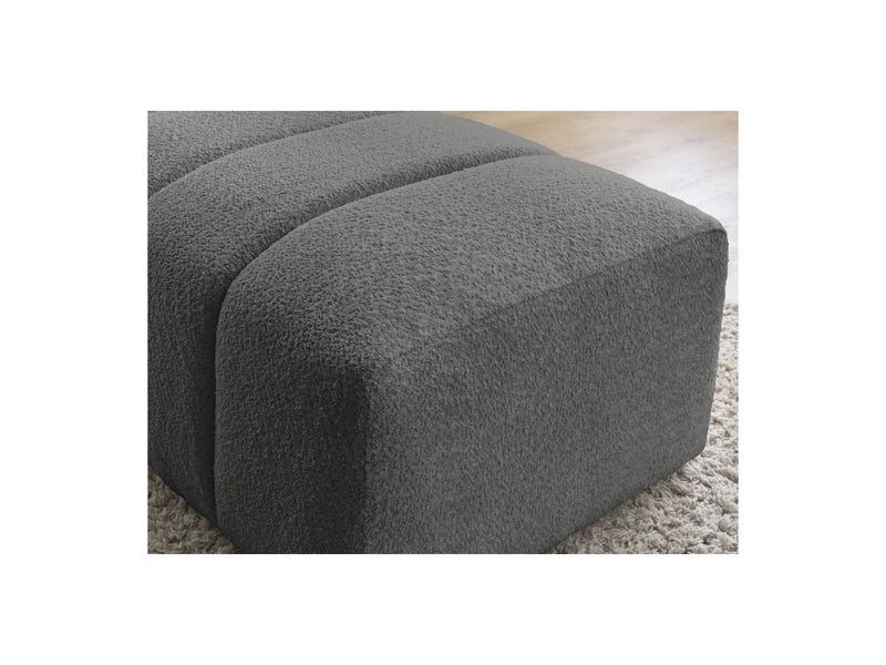 Pouf Pour Canapé Modulable - Annecy - Tissu Bouclette