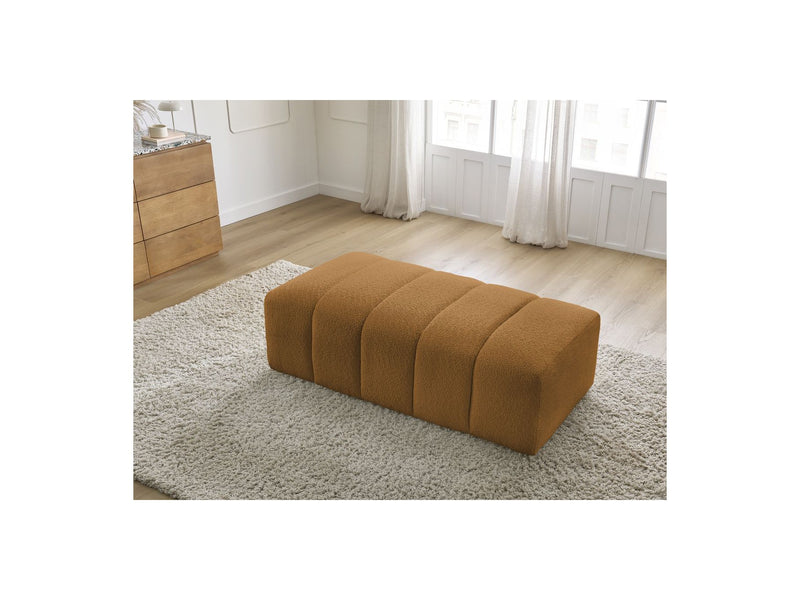 Pouf Pour Canapé Modulable - Annecy - Tissu Bouclette