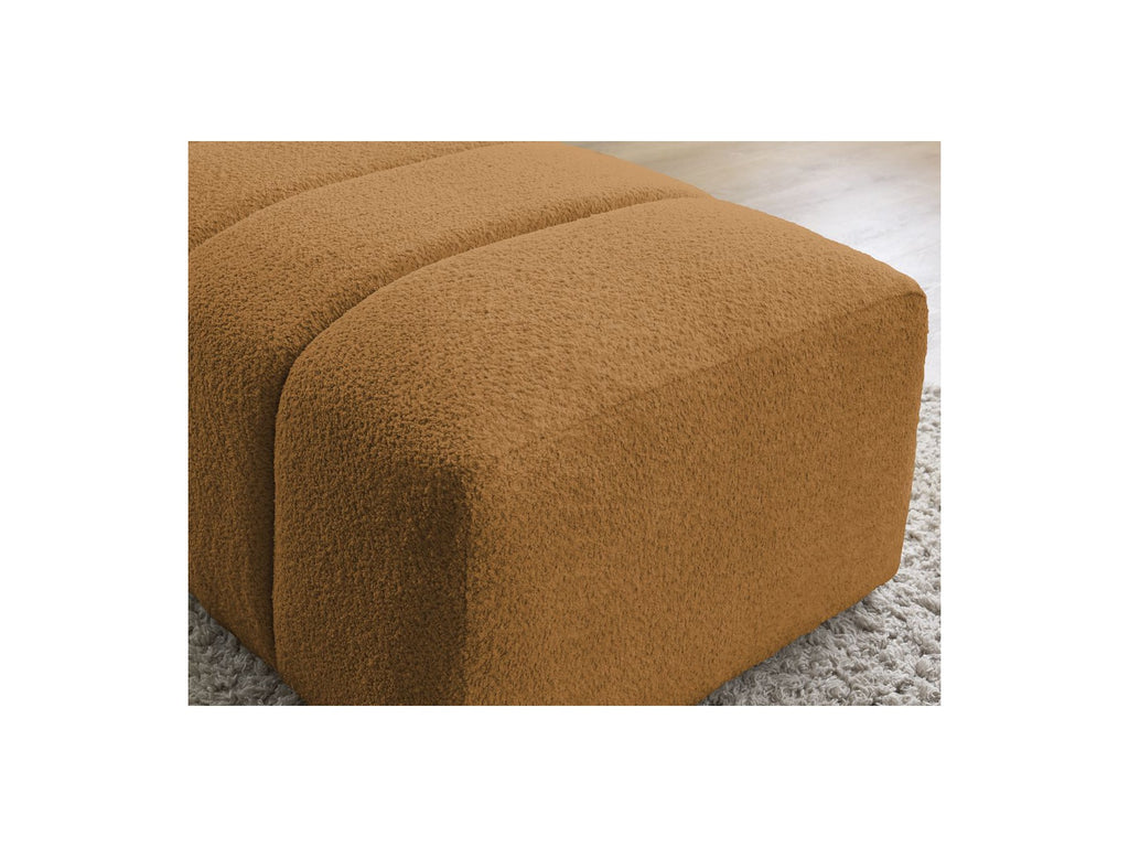 Puf para sofá modular - Annecy - Tejido bouclé