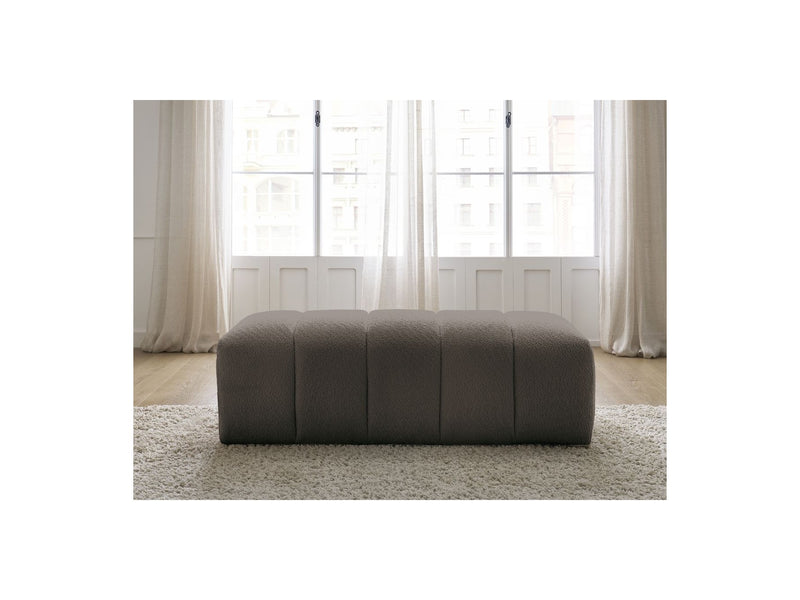 Pouf Pour Canapé Modulable - Annecy - Tissu Bouclette