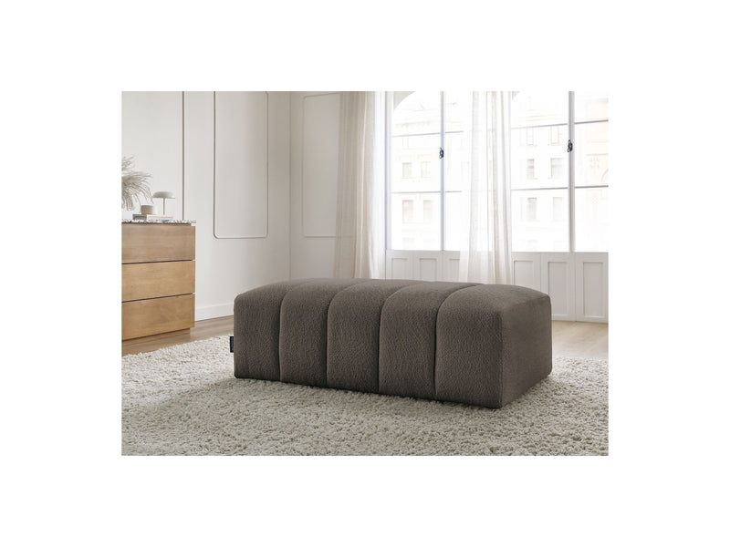 Pouf Pour Canapé Modulable - Annecy - Tissu Bouclette