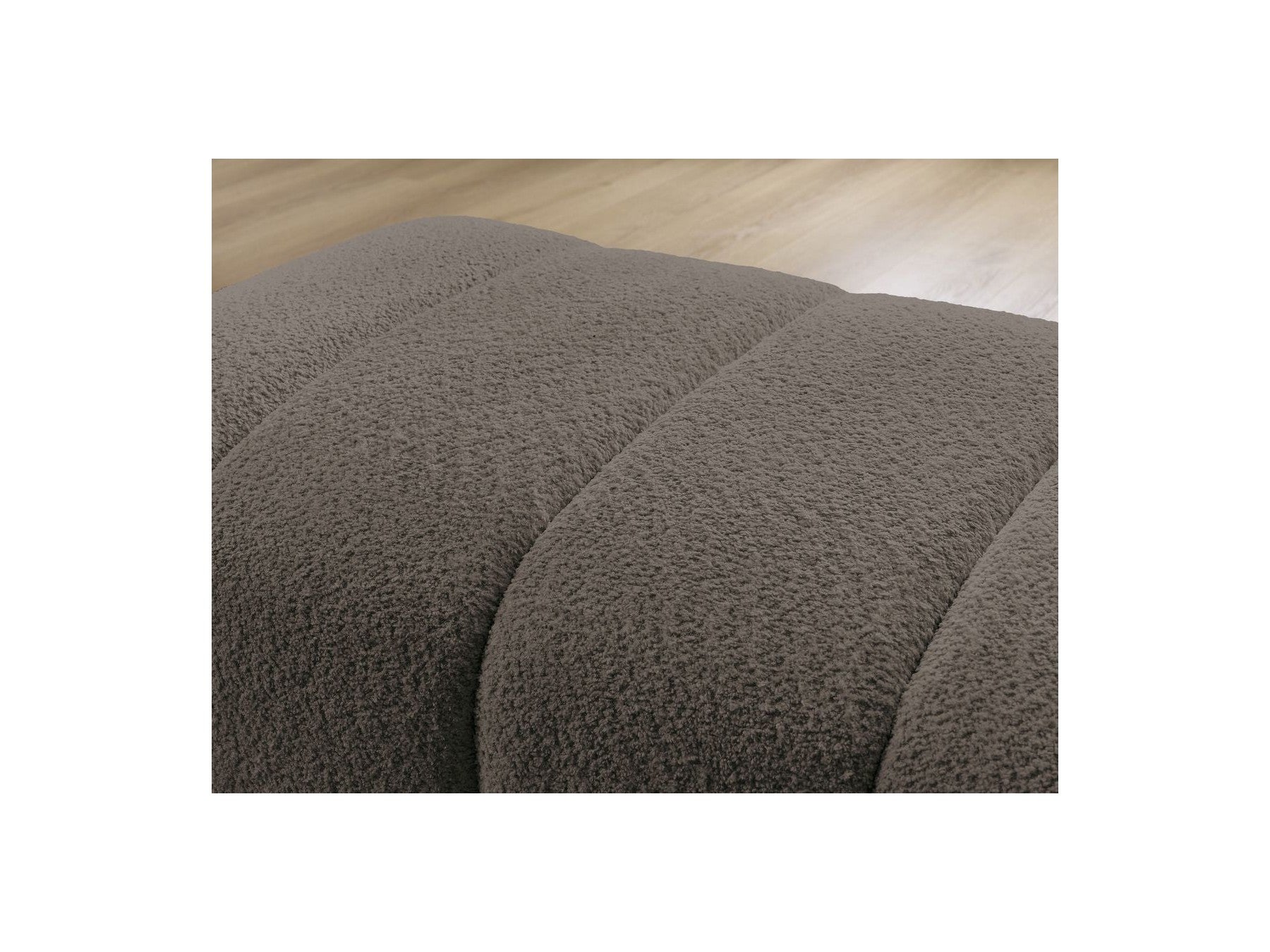Puf para sofá modular - Annecy - Tejido bouclé