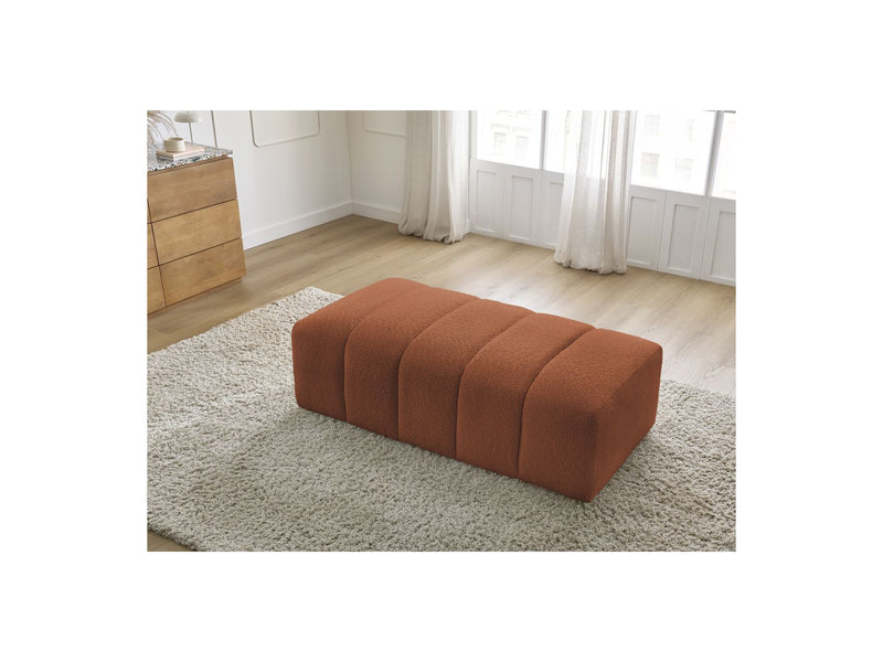 Pouf Pour Canapé Modulable - Annecy - Tissu Bouclette