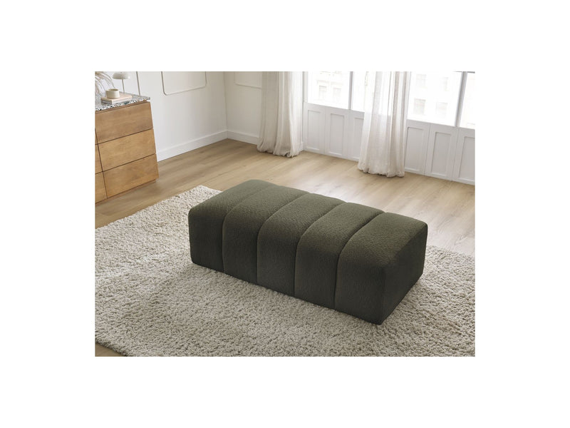 Pouf Pour Canapé Modulable - Annecy - Tissu Bouclette