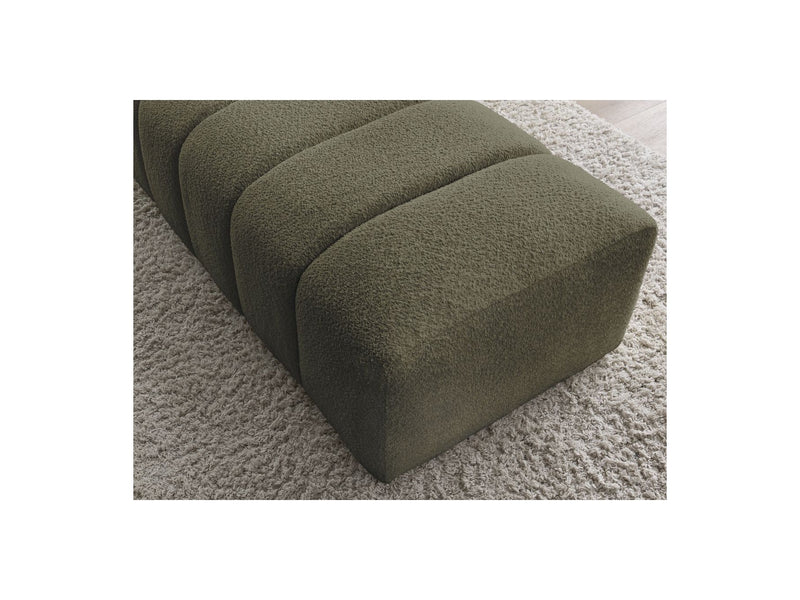 Pouf Pour Canapé Modulable - Annecy - Tissu Bouclette