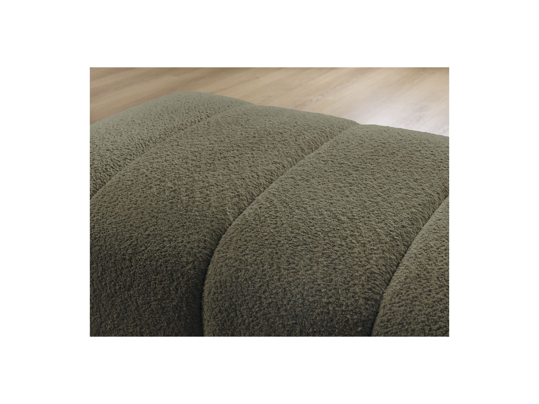 Puf para sofá modular - Annecy - Tejido bouclé