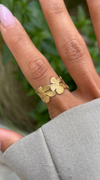 Multi Flowers Ring