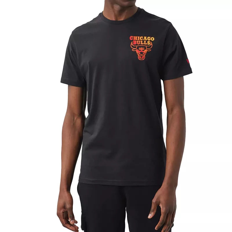 Tee-Shirt New Era Chicago Bulls Nba Neon Fade