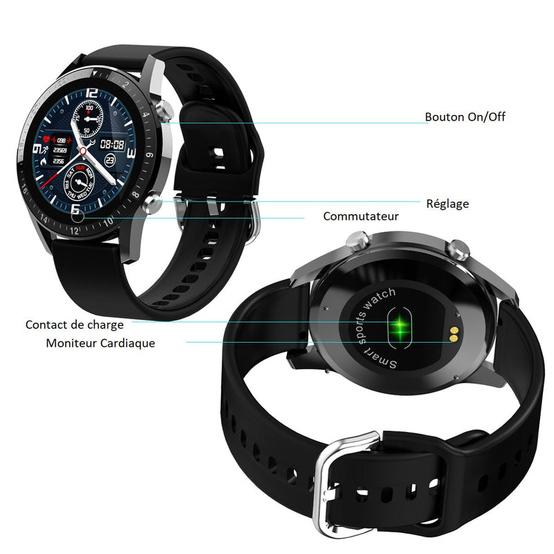 MONTRE CONNECTEE BLUETOOTH MULTIFONCTIONS