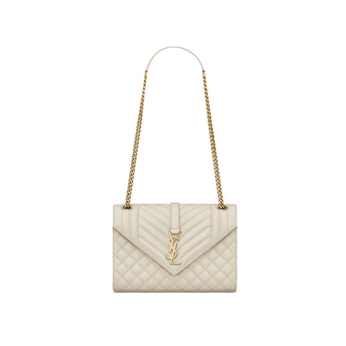 Sac Saint Laurent Envelope Medium - Femme - Ivory
