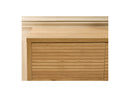 Aparador de 4 puertas - Hurón - Imitación listones de madera
