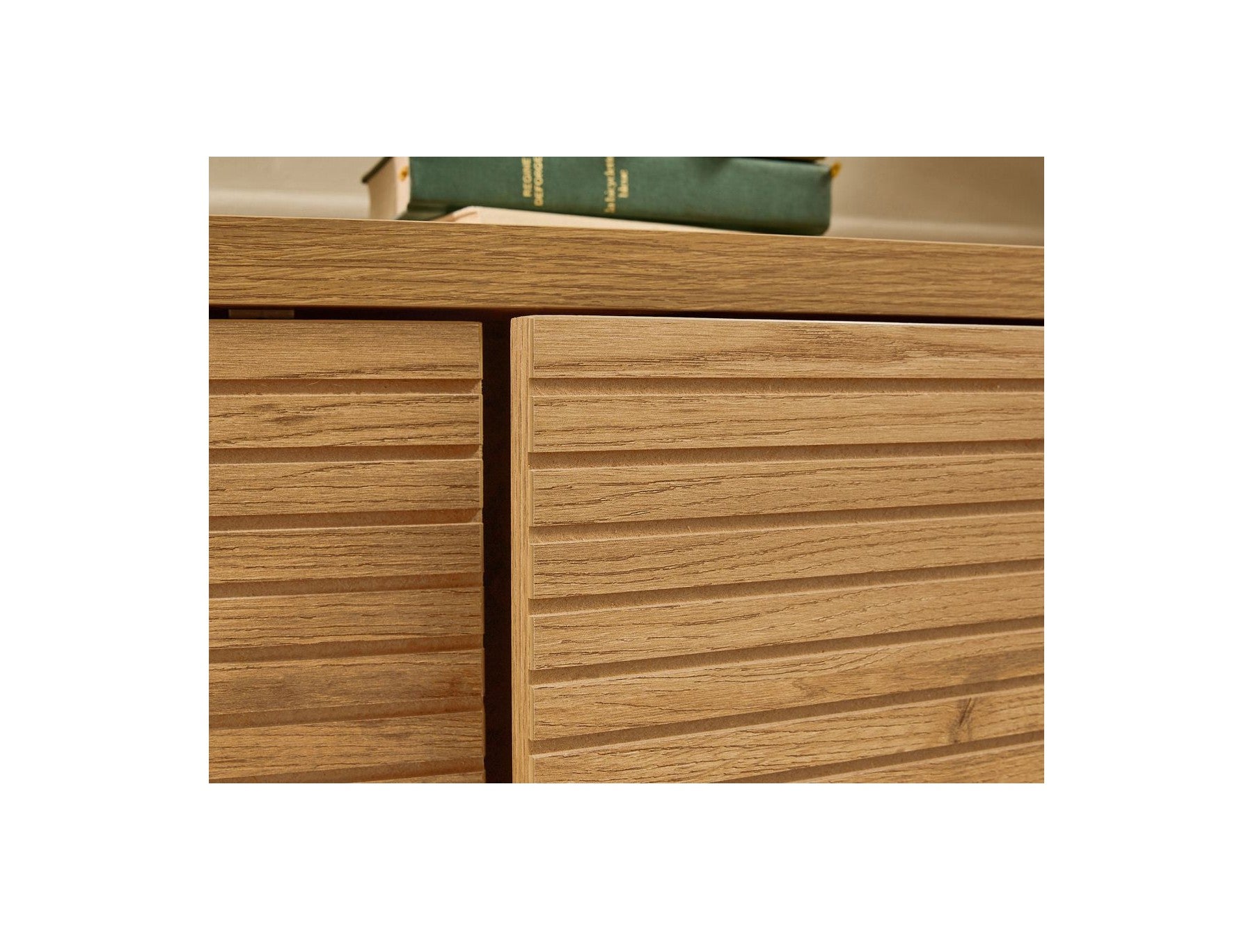 Ferret - 4-Door Sideboard - Wood Slat Effect