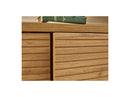 Aparador de 4 puertas - Hurón - Imitación listones de madera