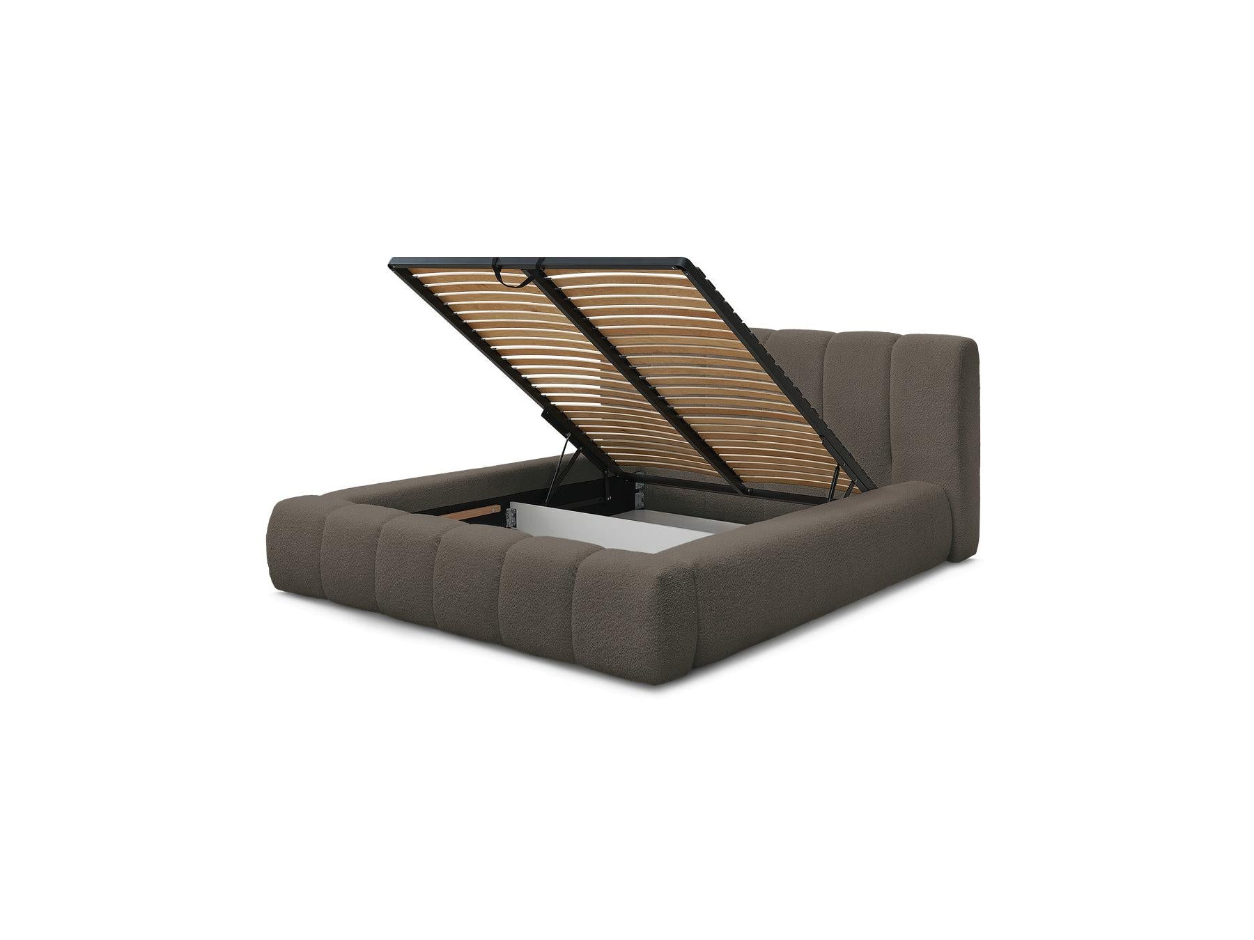 Denali - Lit Coffre - Tissu Bouclette