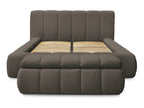 Denali - Lit Coffre - Tissu Bouclette + Bout De Lit