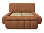 Denali - Lit Coffre - Tissu Bouclette + Bout De Lit