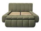 Denali - Lit Coffre - Tissu Bouclette + Bout De Lit