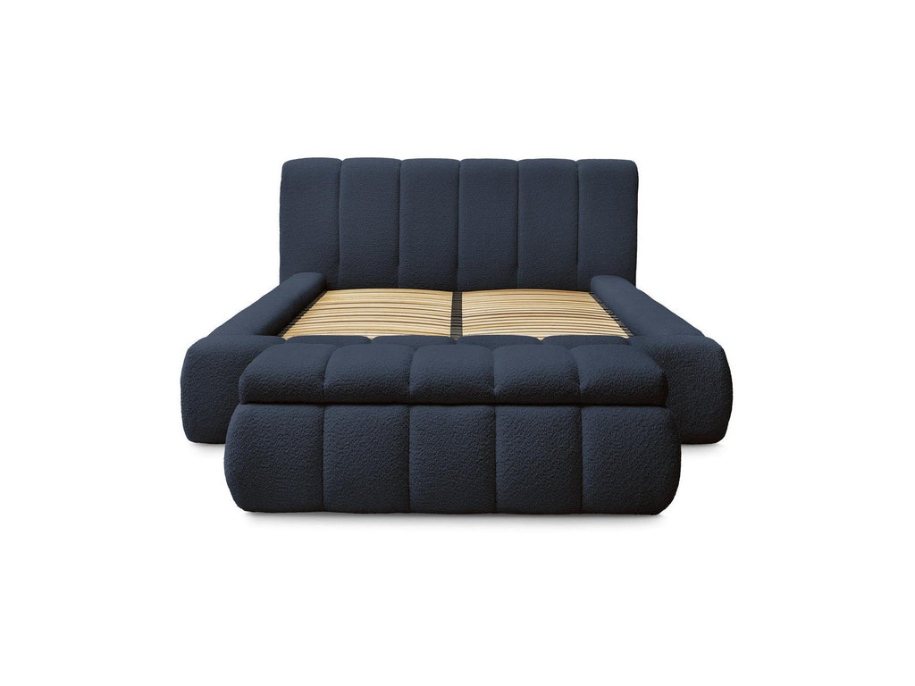 Denali - Lit Coffre - Tissu Bouclette + Bout De Lit