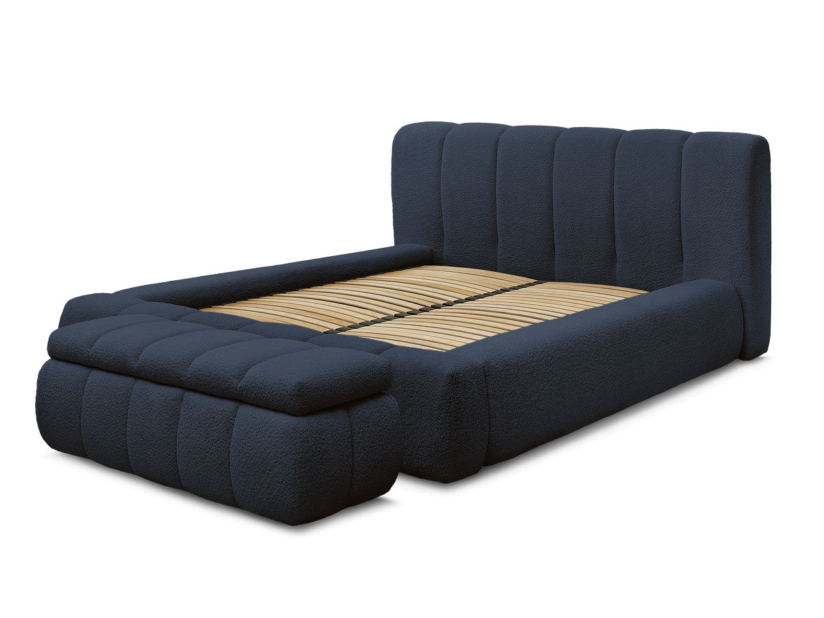 Denali - Lit Coffre - Tissu Bouclette + Bout De Lit