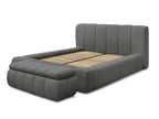 Denali - Lit Coffre - Tissu Bouclette + Bout De Lit