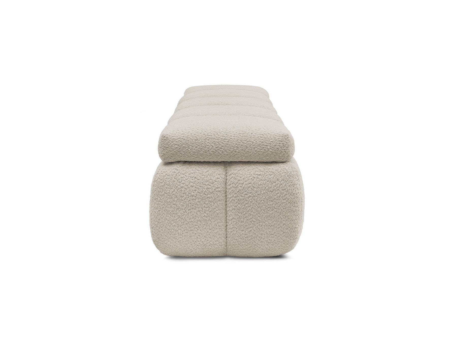 Storage Bench - Denali - Bouclé Fabric