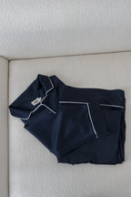 Miranda Navy Satin Pyjama