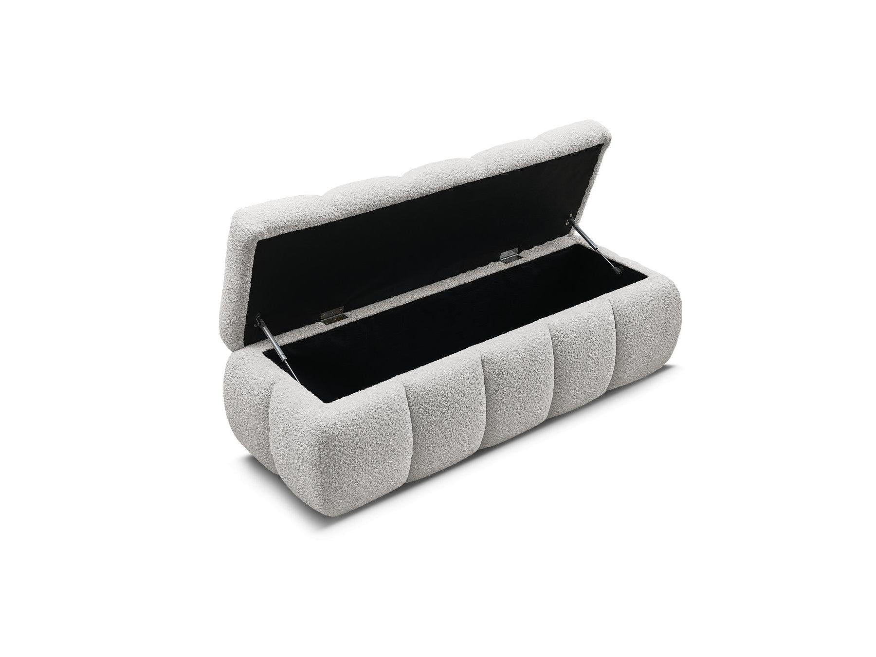 Storage Bench - Denali - Bouclé Fabric