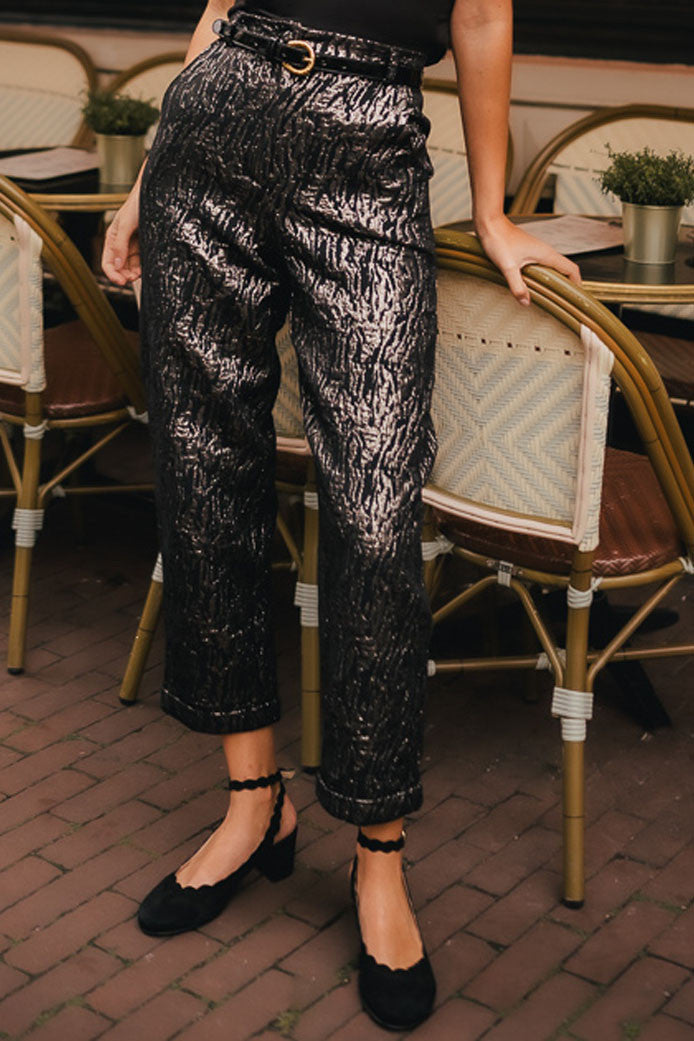 Sarah Shiny Trousers
