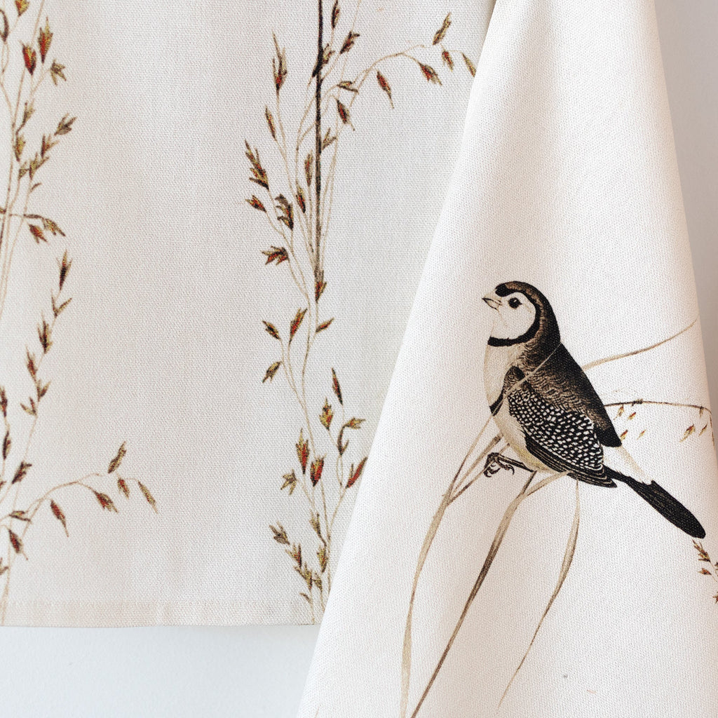 Happy Birds Tea Towel (Set of 2) - Multicoloured