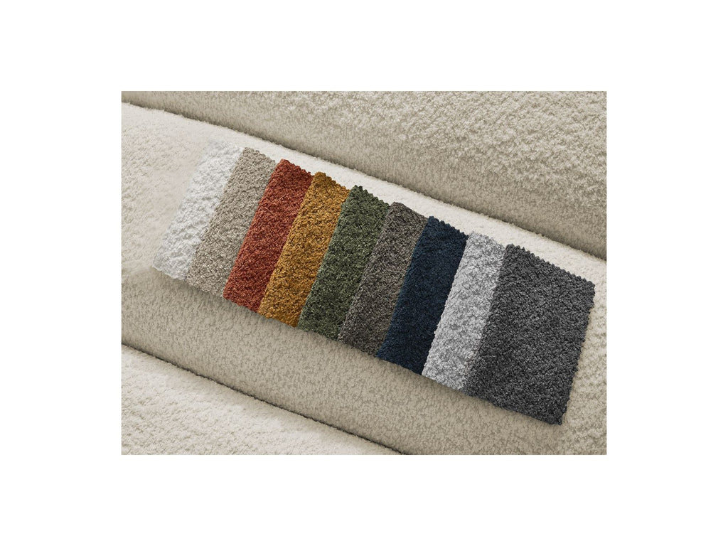 Talia - Fixed Straight 3-Seater Sofa - Bouclé Fabric