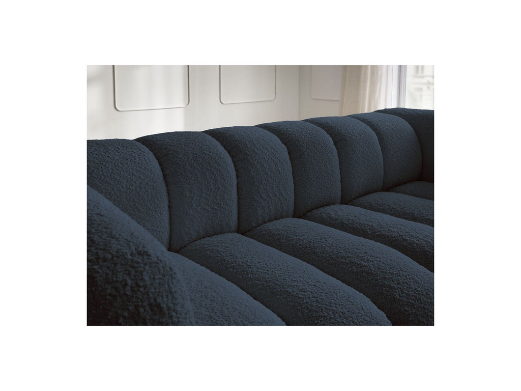 Talia - Fixed Straight 3-Seater Sofa - Bouclé Fabric
