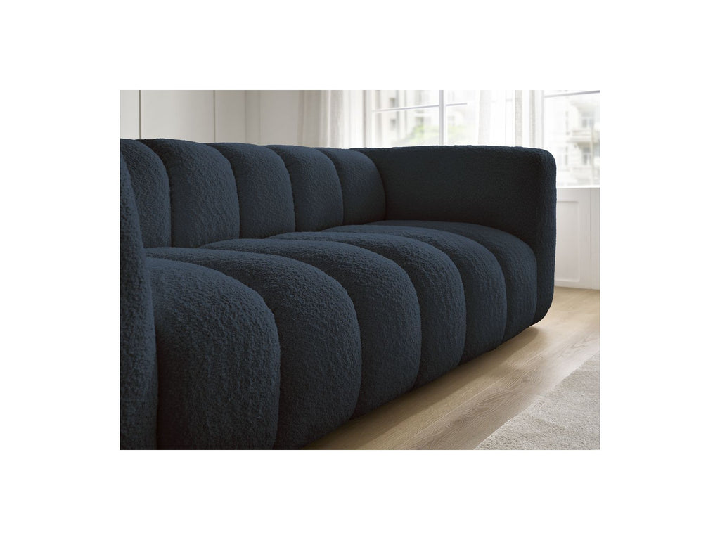 Talia - Fixed Straight 3-Seater Sofa - Bouclé Fabric