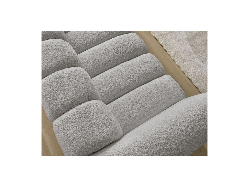 Talia - Fixed Straight 3-Seater Sofa - Bouclé Fabric